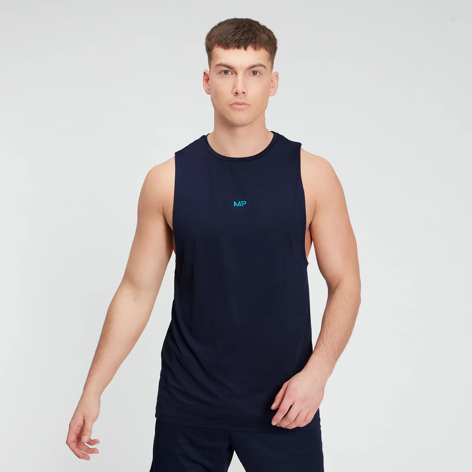 MP Men's Graphic Training Tank - Navy - XXS Изображение 1