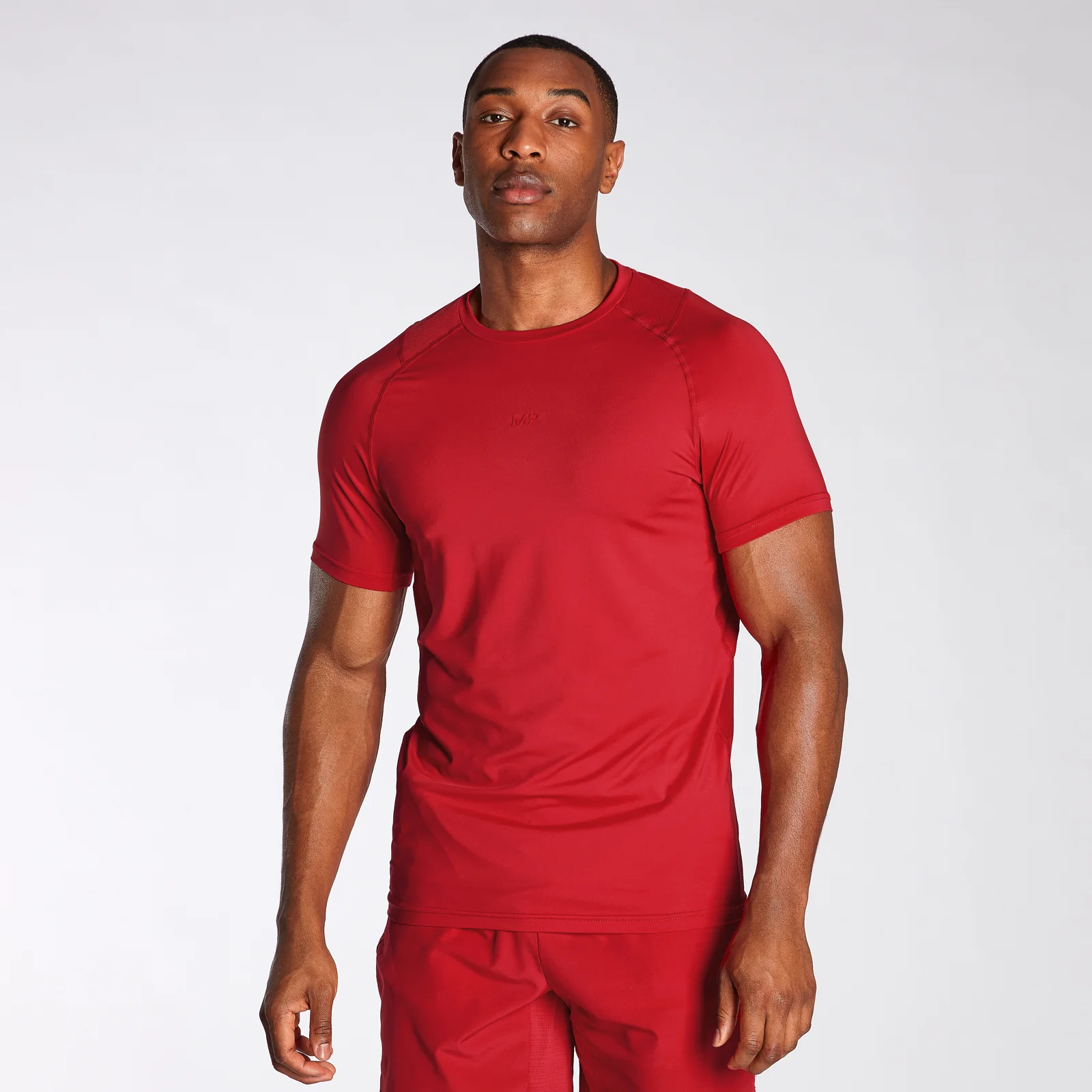 Мъжка тениска с къс ръкав Engage на MP - ярко червено - XXS Изображение 1