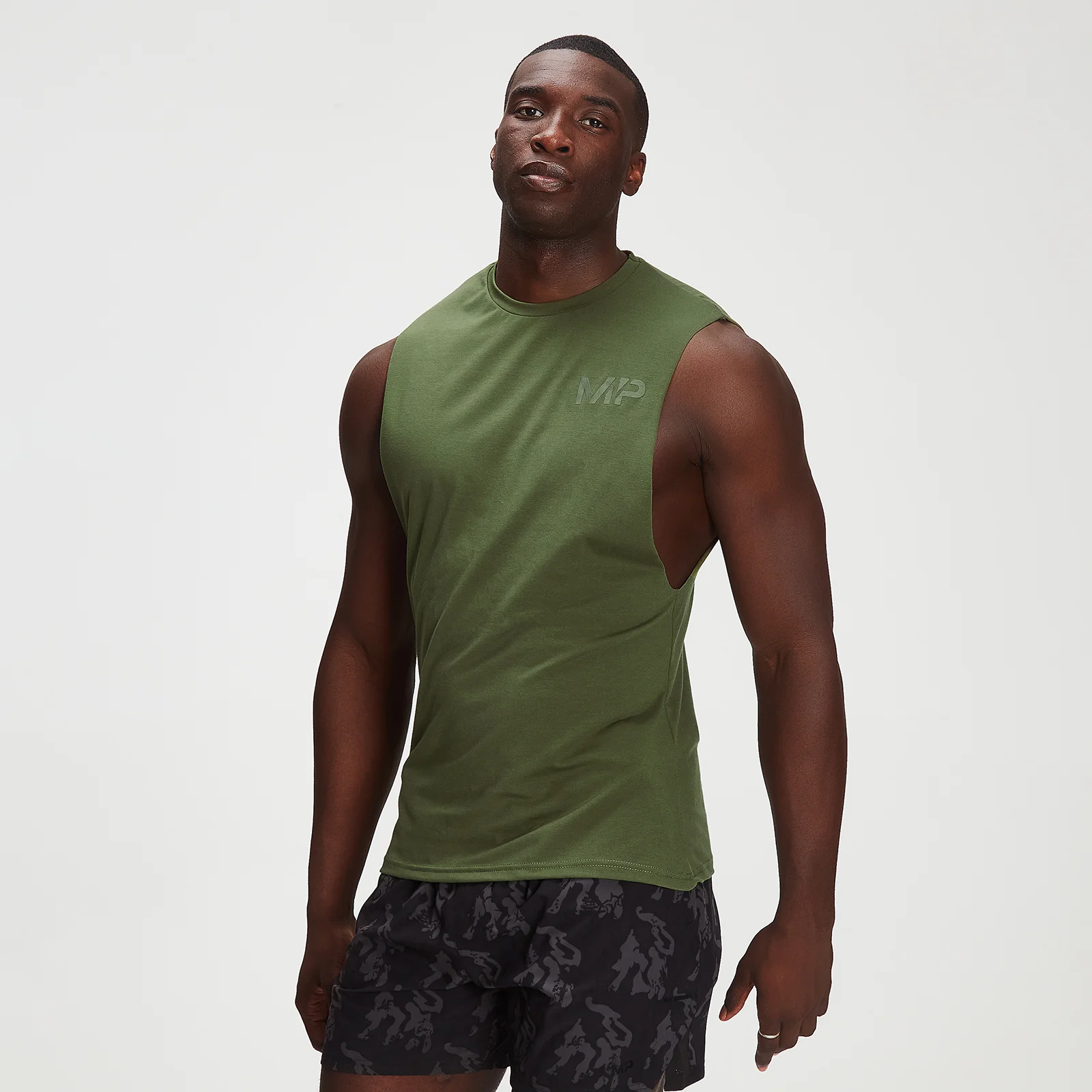 MP Men's Adapt drirelease® Tonal Camo Tank - Leaf Green - XXS Изображение 1