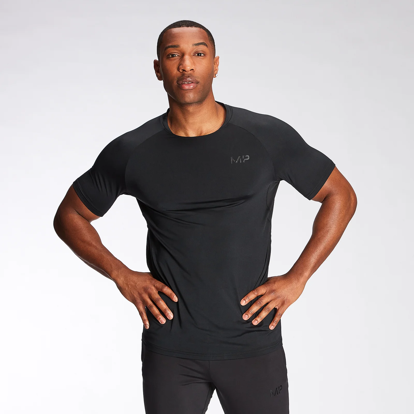 MP Men's Agility Short Sleeve T-Shirt - Black - XXS Изображение 1