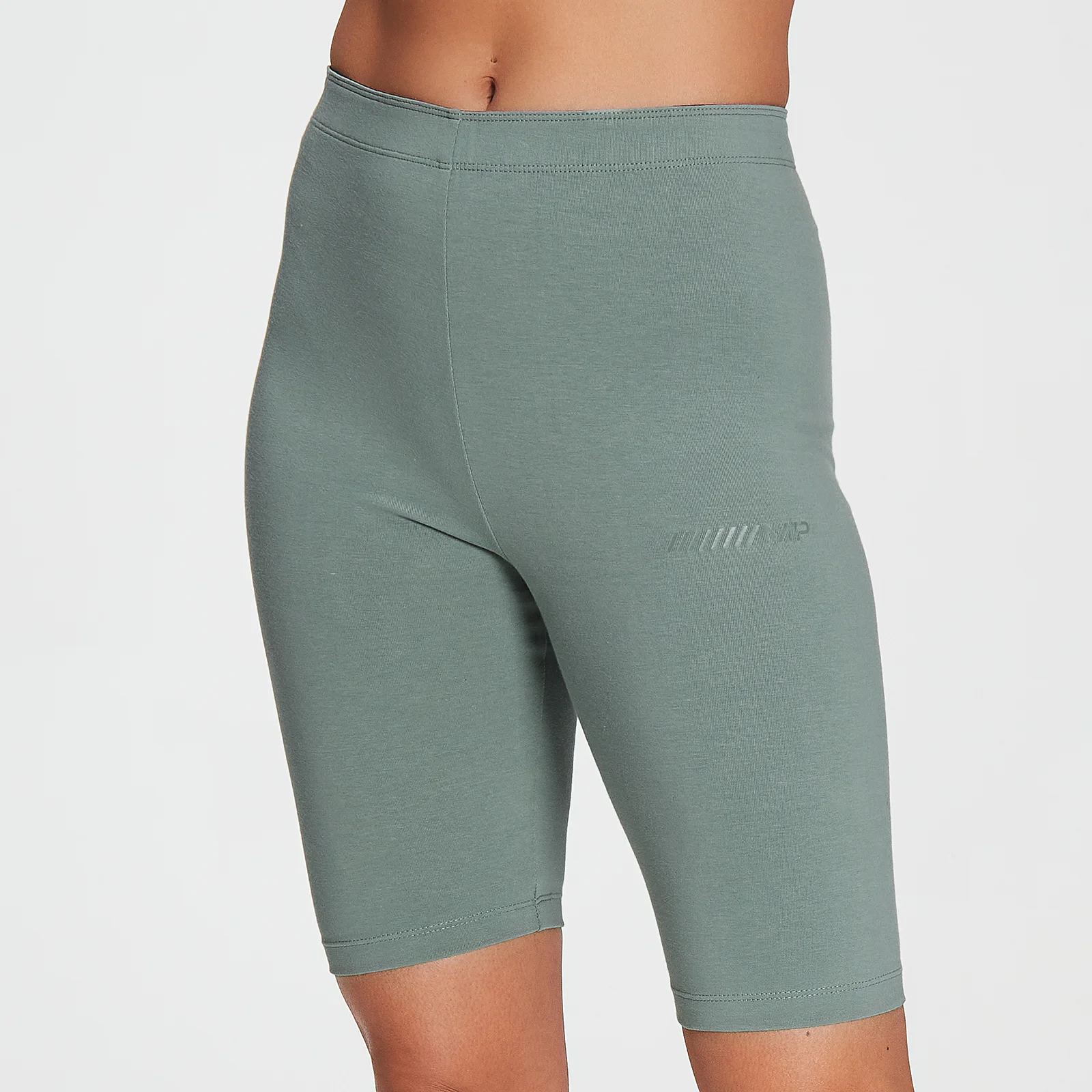 MP Women's Tonal Graphic Cycling Shorts - Washed Green - XXS Изображение 1