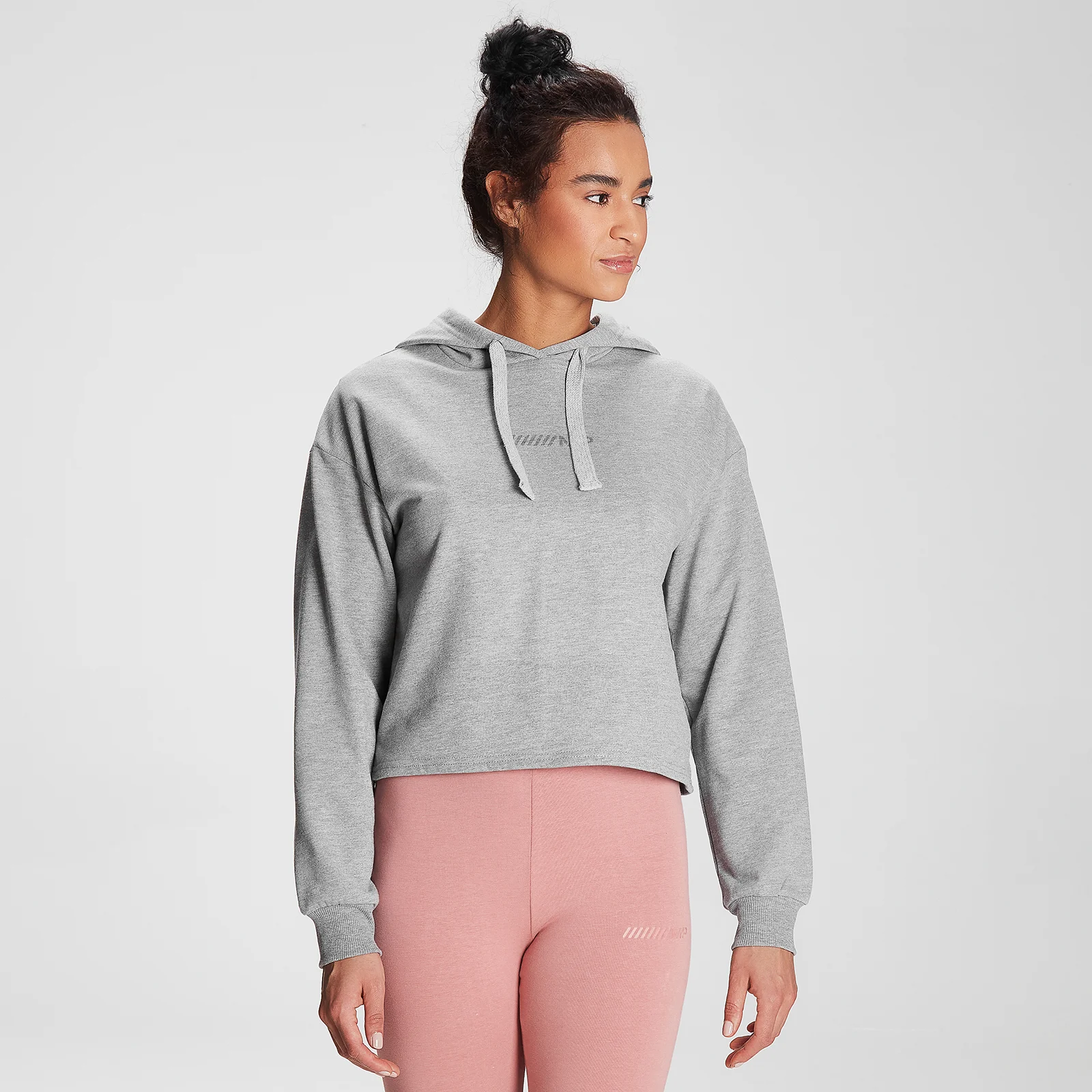 MP Women's Tonal Graphic Hoodie - Grey Marl - XXS Изображение 1