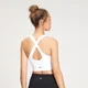 MP Дамски спортен безшевен сутиен ултра с кръстосани презрамки Shape – бяло