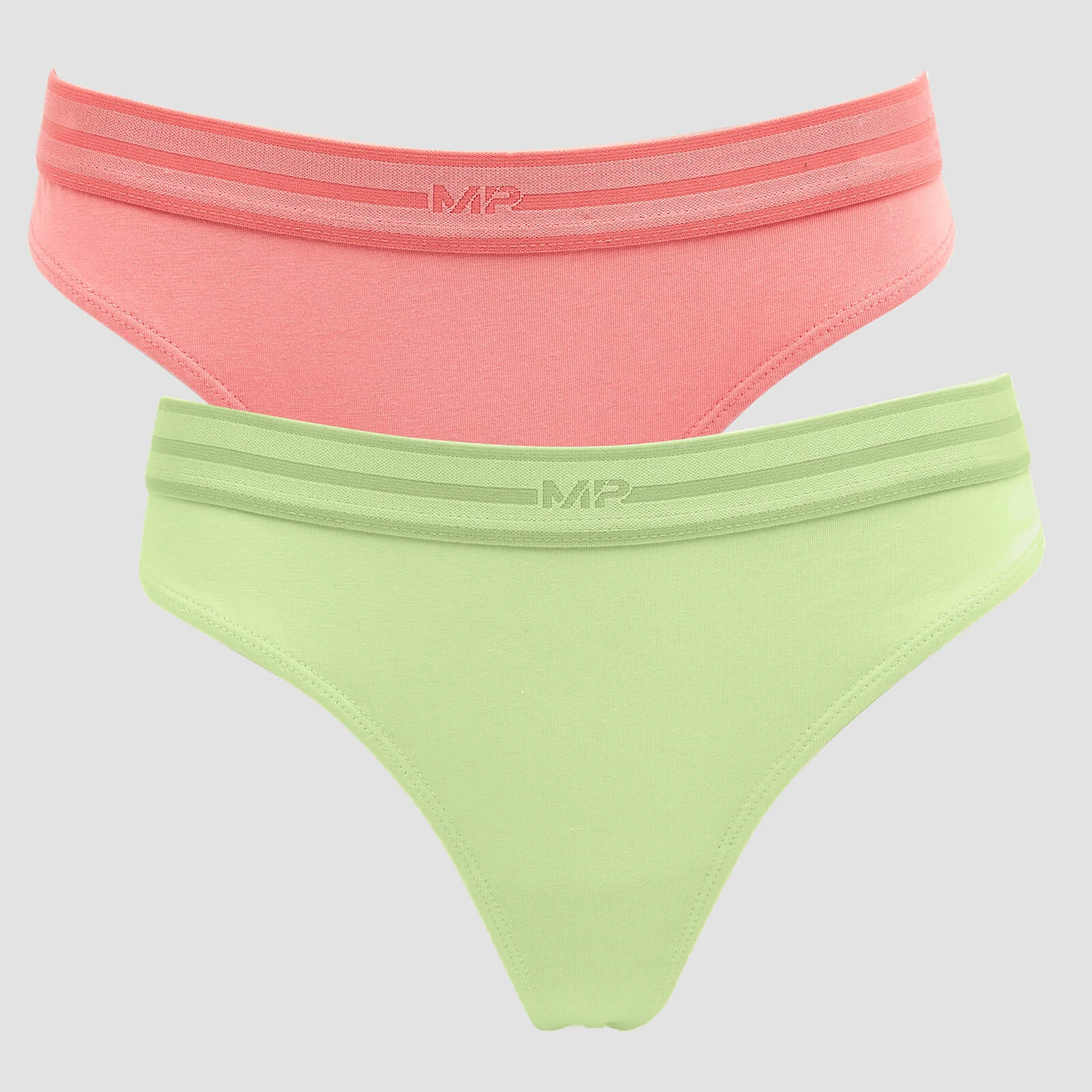 MP Women's Thong (2 Pack) Butterfly/Geranium Pink - XXS Изображение 1