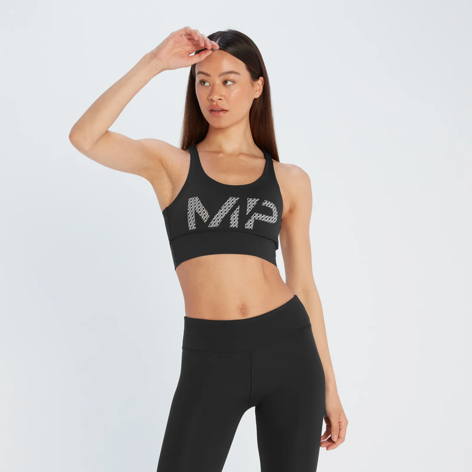 MP Women's Printed Training Bra - Black - XXS Изображение 1