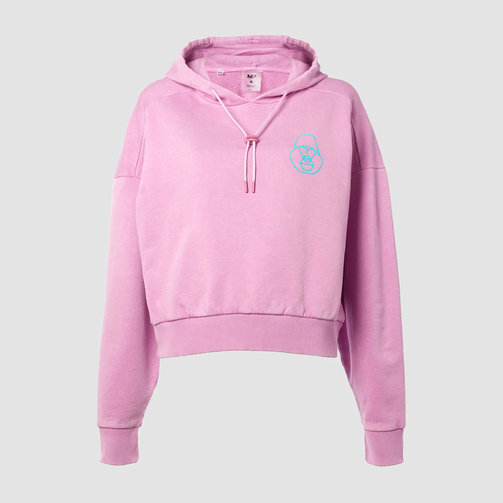 MP X Zack George Women's Washed Crop Hoodie - Pink Lavender - XXS Изображение 1
