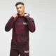 Мъжки суитчър Adapt Tie Dye на MP - черно/винено червено