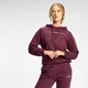 Дамски суитчър с щампа Mini Mark на MP — виненочервен