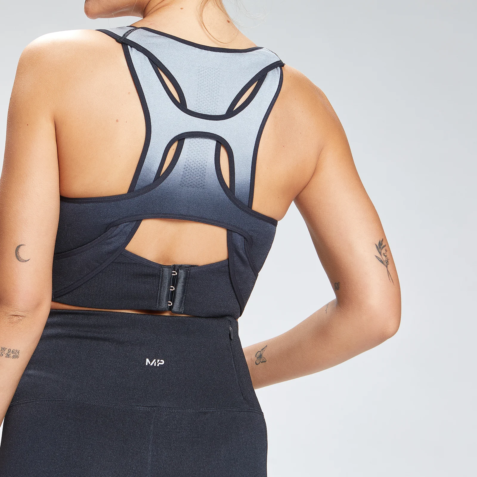 Дамски безшевен спортен сутиен Velocity на MP - черно - XXS Изображение 1