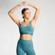 Дамски спортен сутиен с кръстосани презрамки на гърба Power на MP - океанско синьо