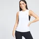 Дамски спортен изрязан потник Essentials на MP - бяло