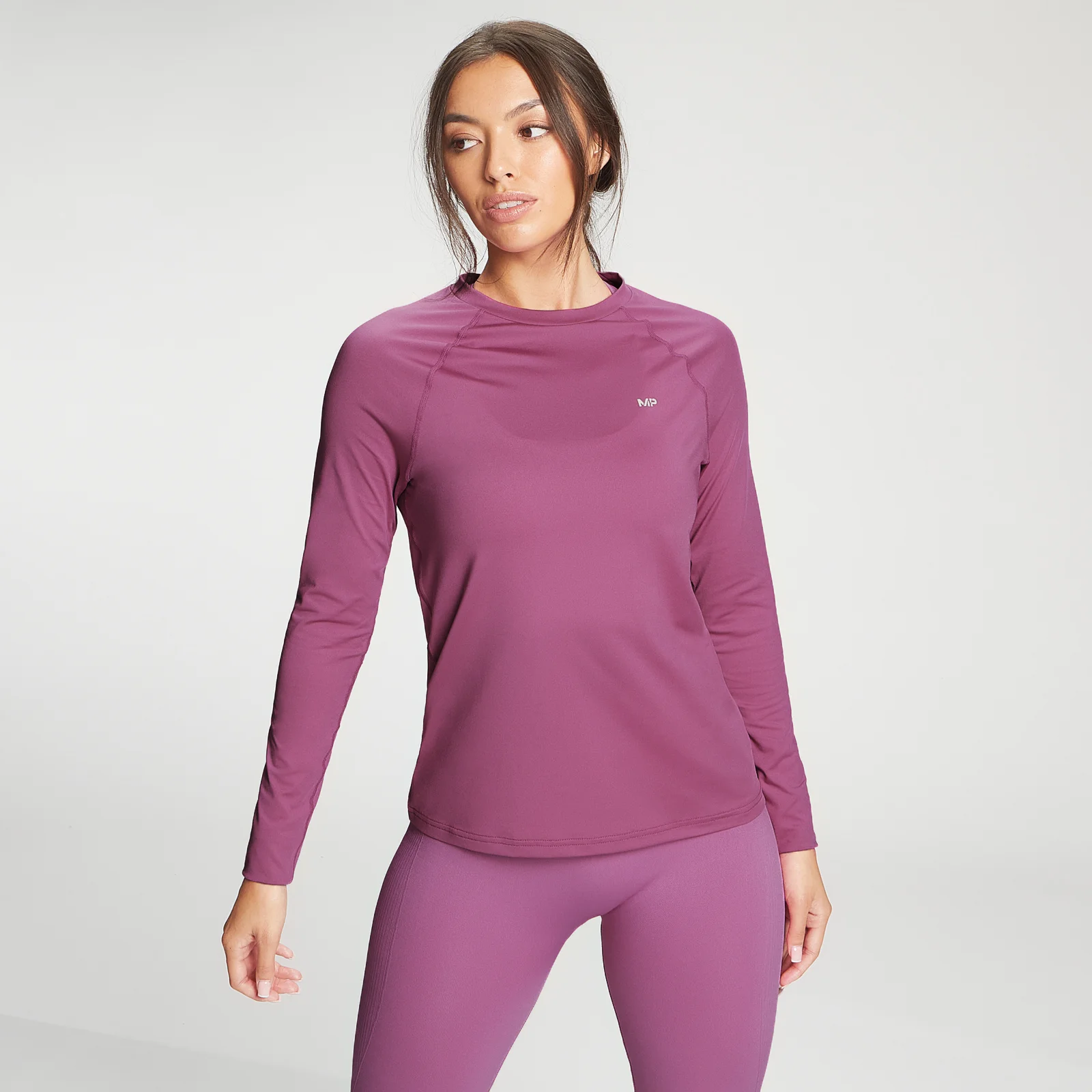 MP Women's Training Slim Fit Long Sleeve Top - Orchid - XXS Изображение 1