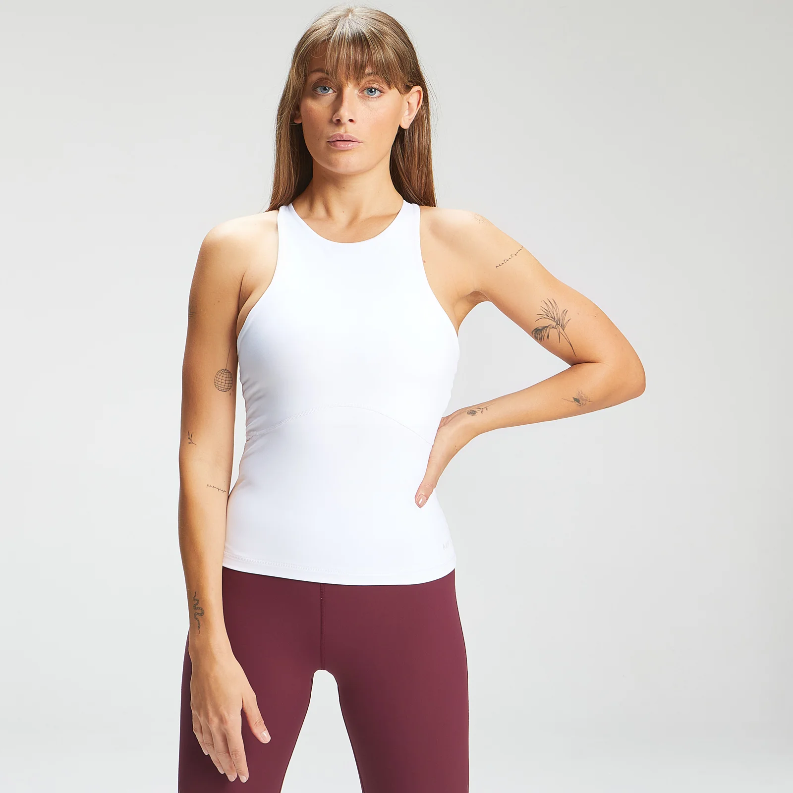 MP Women's Power Ultra Fitted Vest - White - XXS Изображение 1