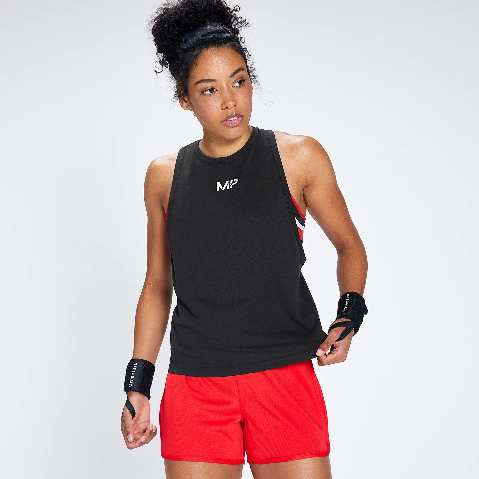 Дамски безшевен лек потник Engage на MP - черно/бяло - XXS Изображение 1