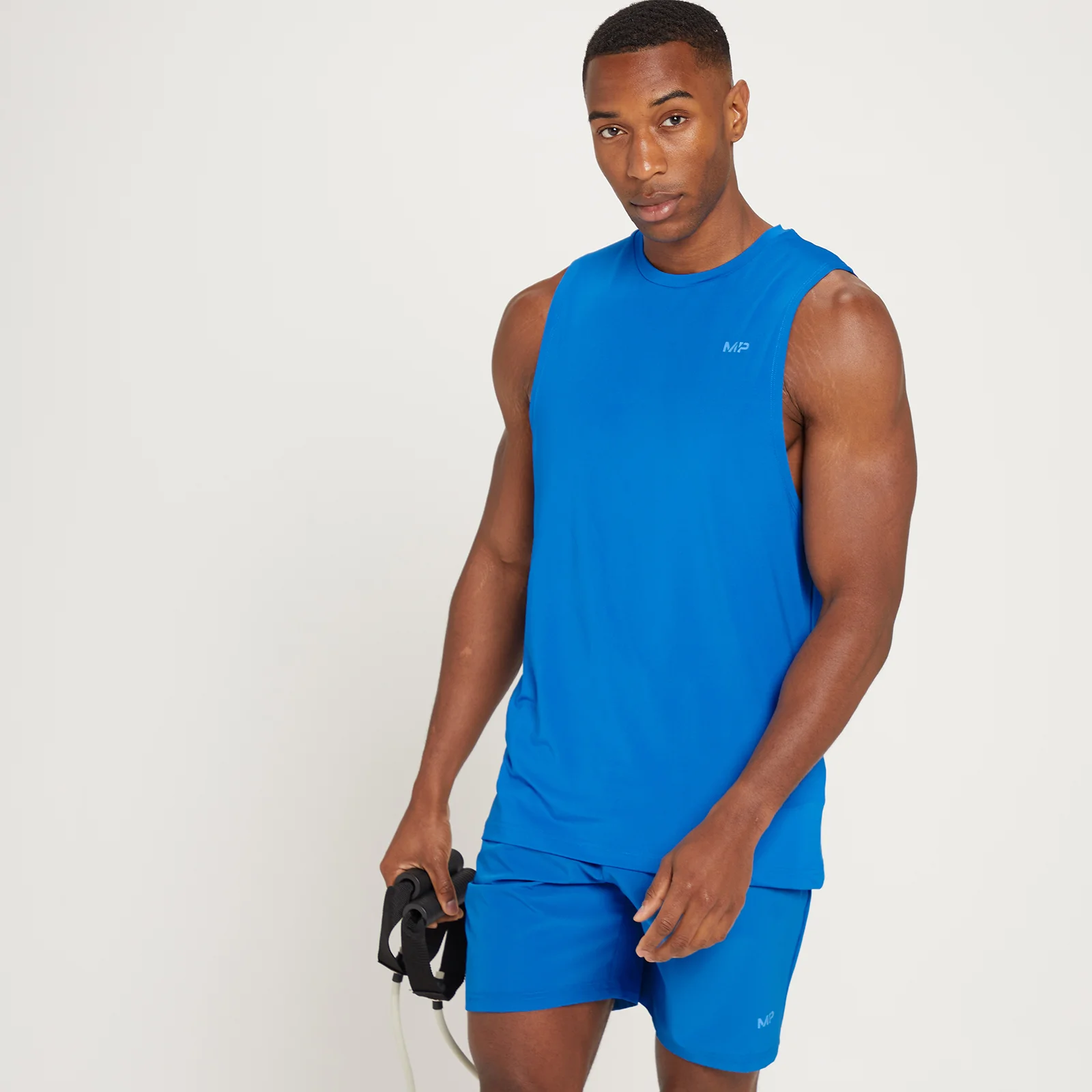 MP Men's Linear Mark Graphic Training Tank Top - True Blue - XXS Изображение 1