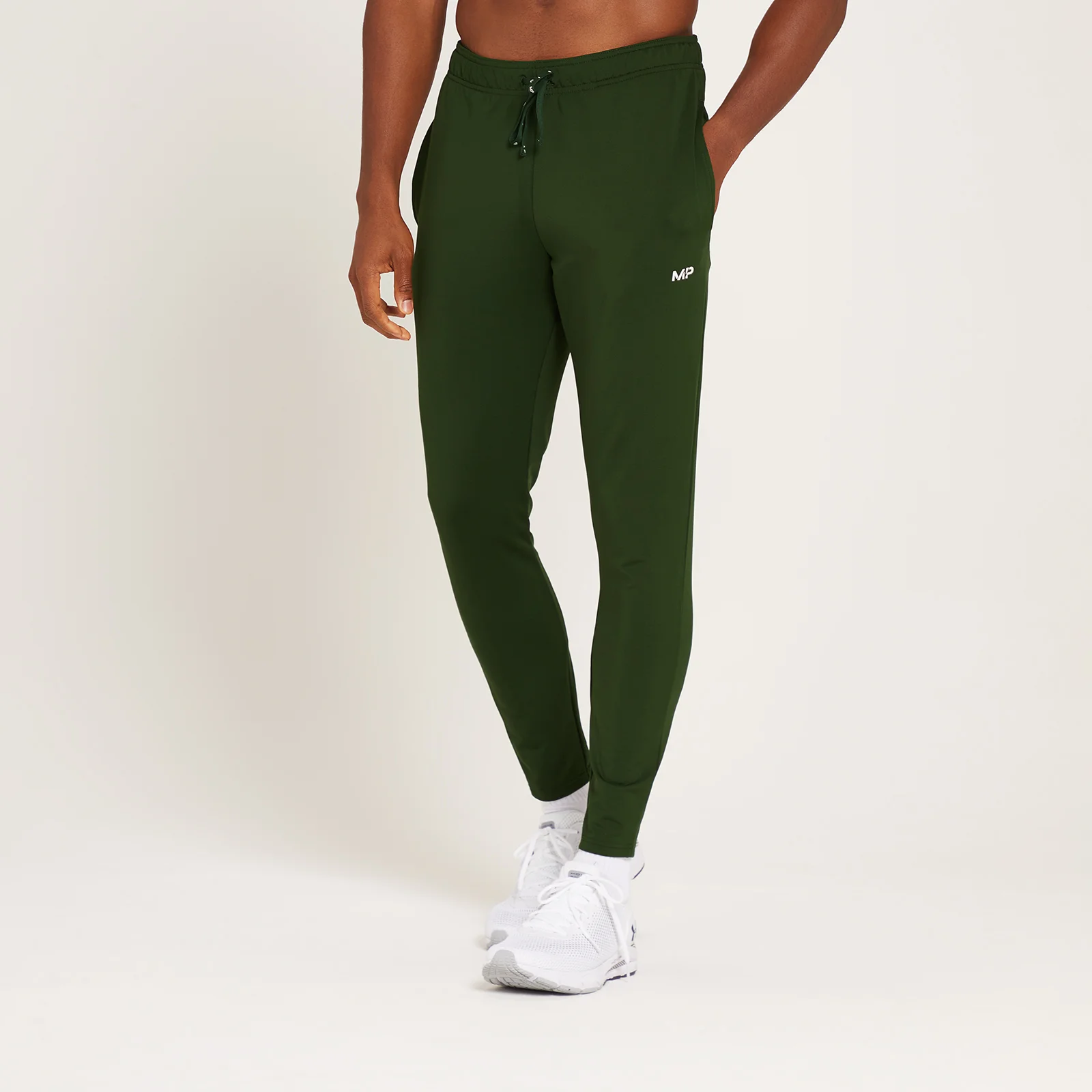 MP Men's Linear Mark Graphic Training Joggers - Dark Green - XXS Изображение 1