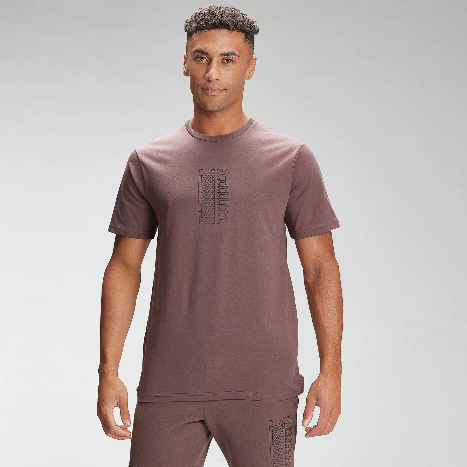 MP Men's Repeat MP Graphic Short Sleeve T-Shirt - Warm Brown - XXS Изображение 1