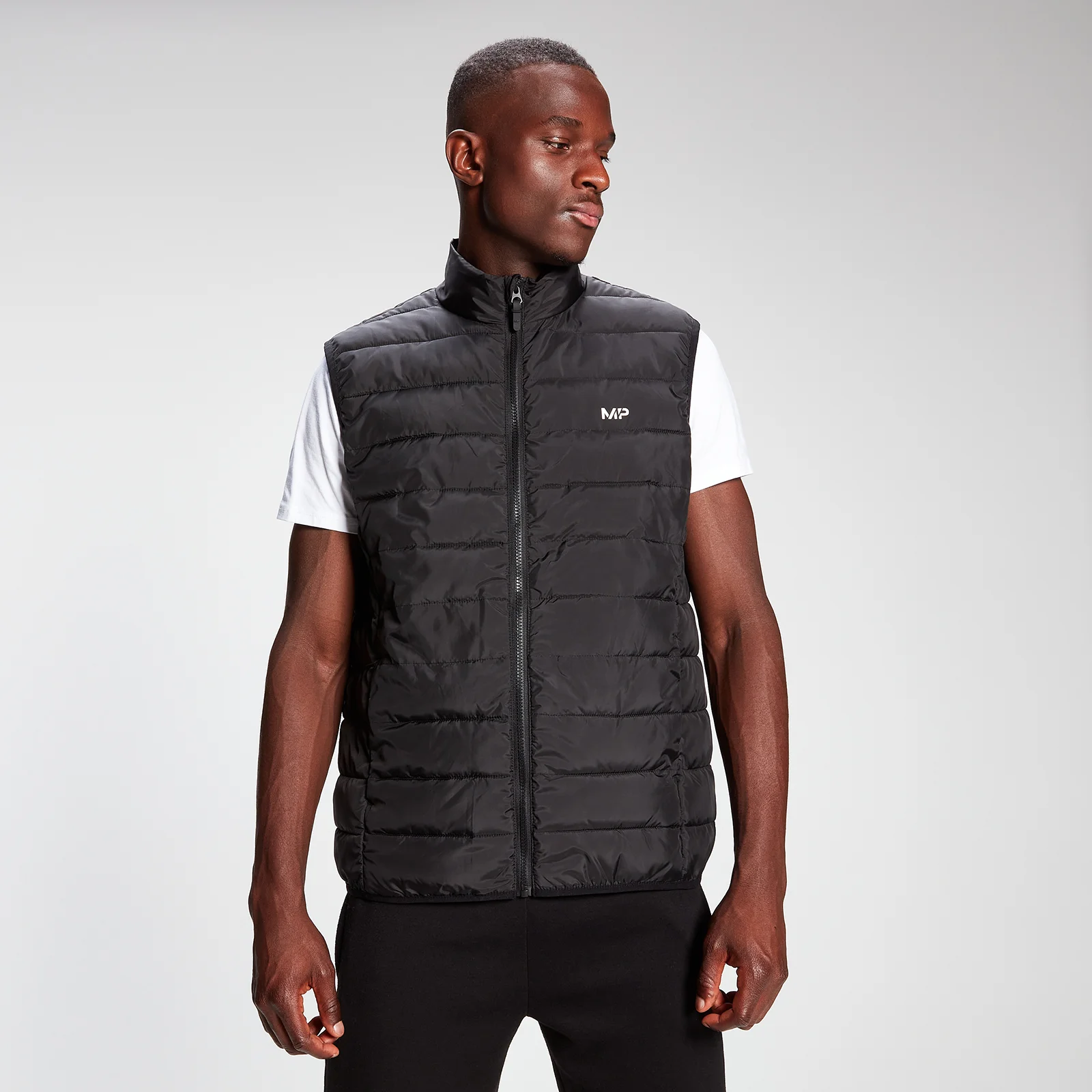 MP Men's Lightweight Gilet - Black - XXS Изображение 1