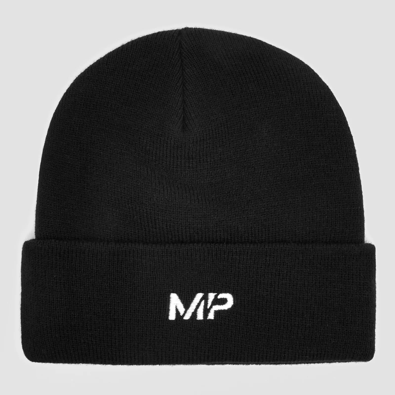 MP Embroidered Logo Beanie Hat - Black/White Изображение 1