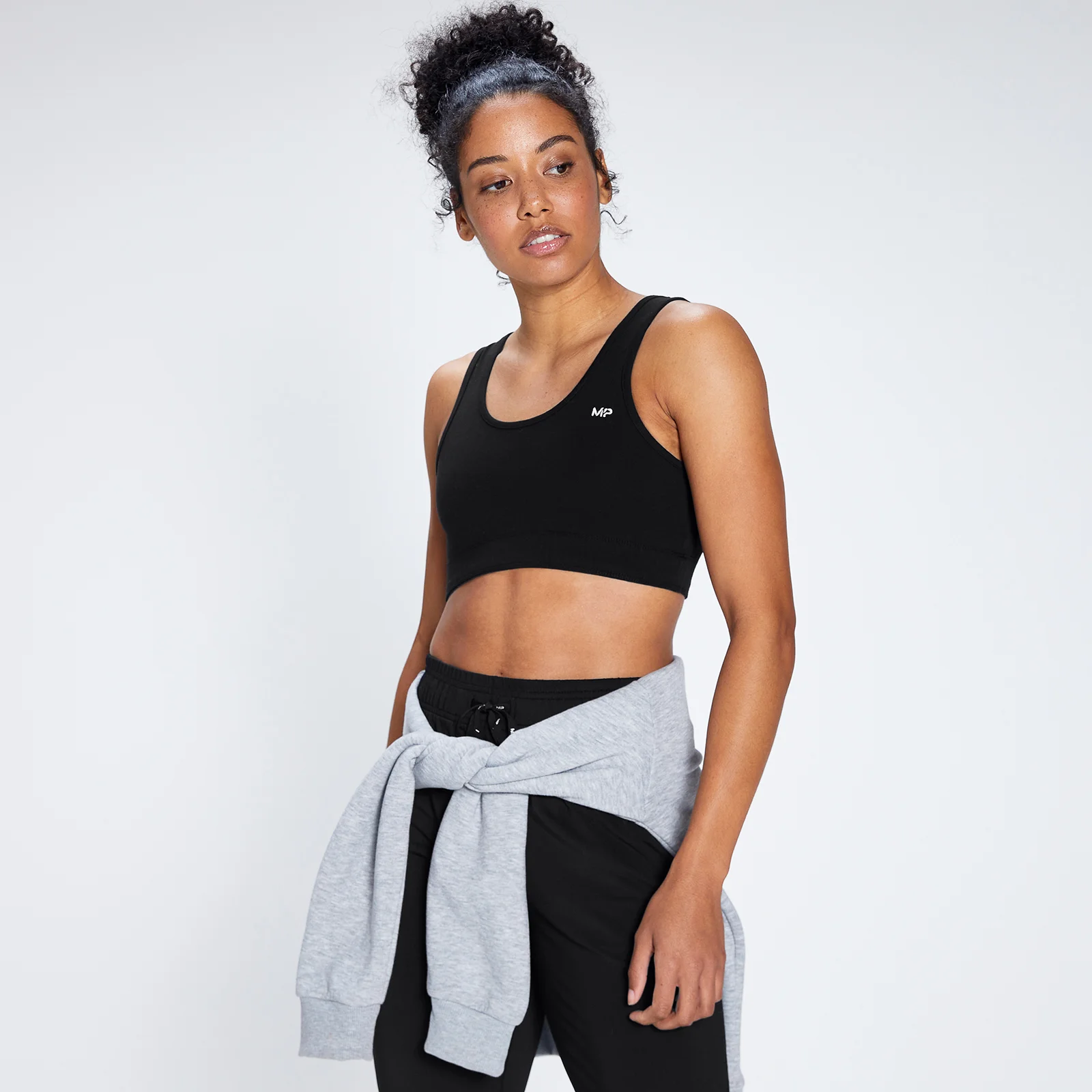 MP Women's Rest Day Wide Strap Sports Bra - Black - XXS Изображение 1