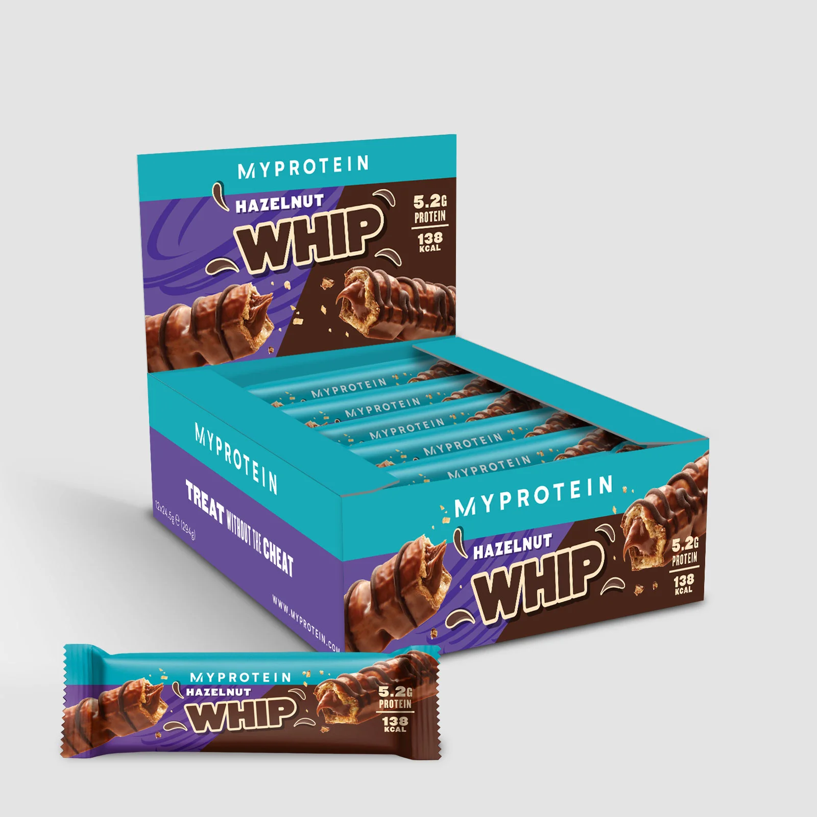Wafer Whip - 12x24g - Млечен шоколад Изображение 1