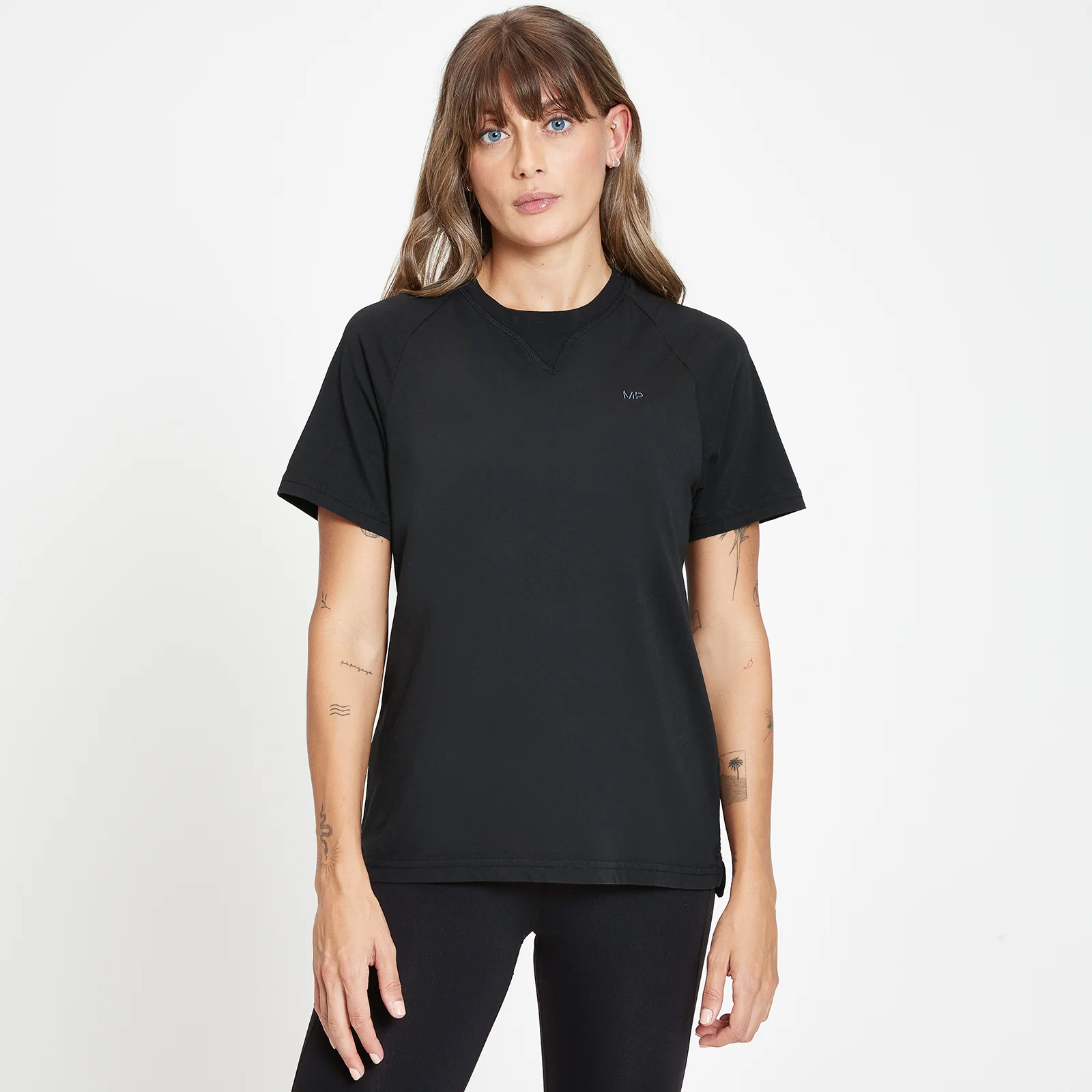 MP Women's Rest Day Longline T-Shirt - Black - XXS Изображение 1