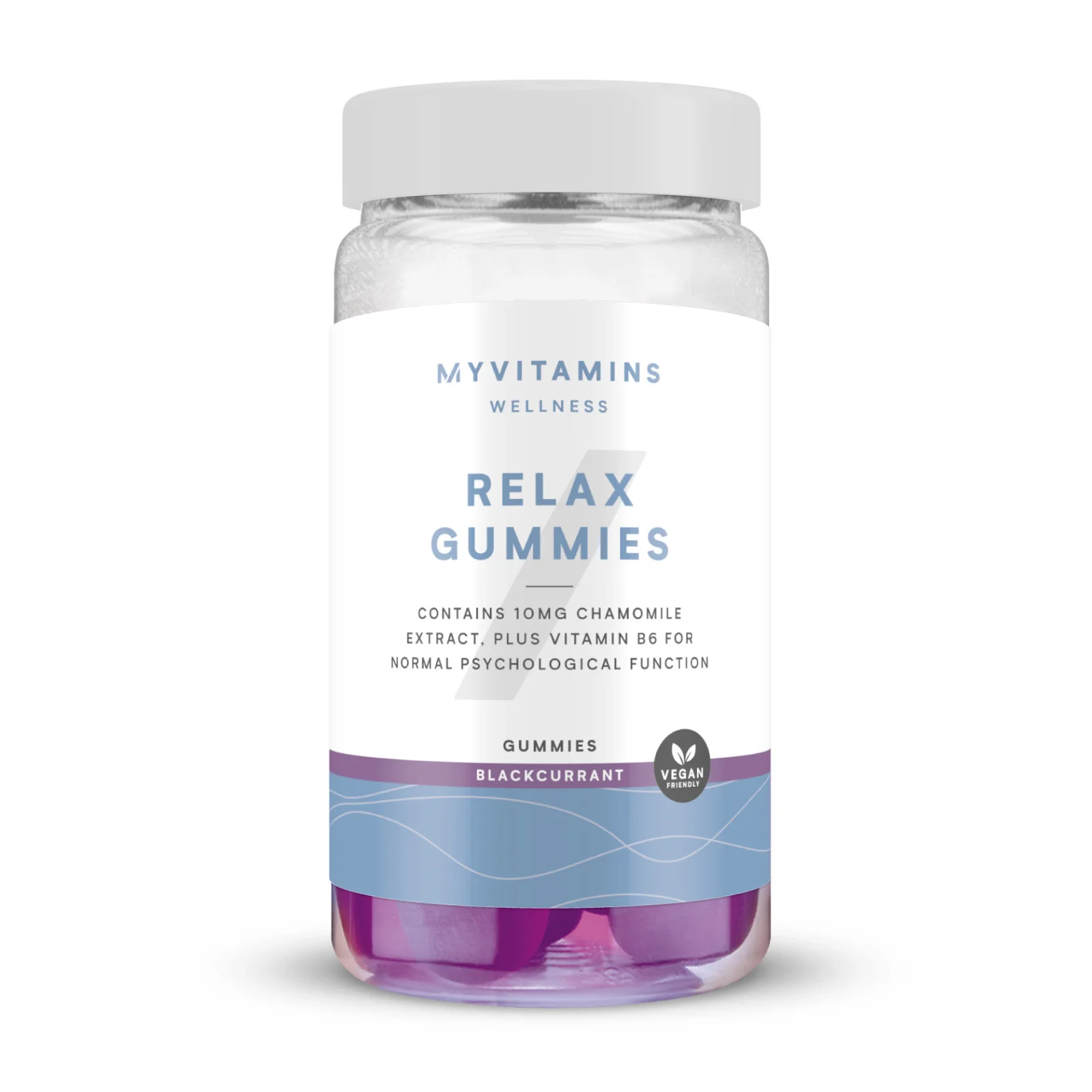 Дъвчащи таблетки за релакс - 60gummies - Касис Изображение 1