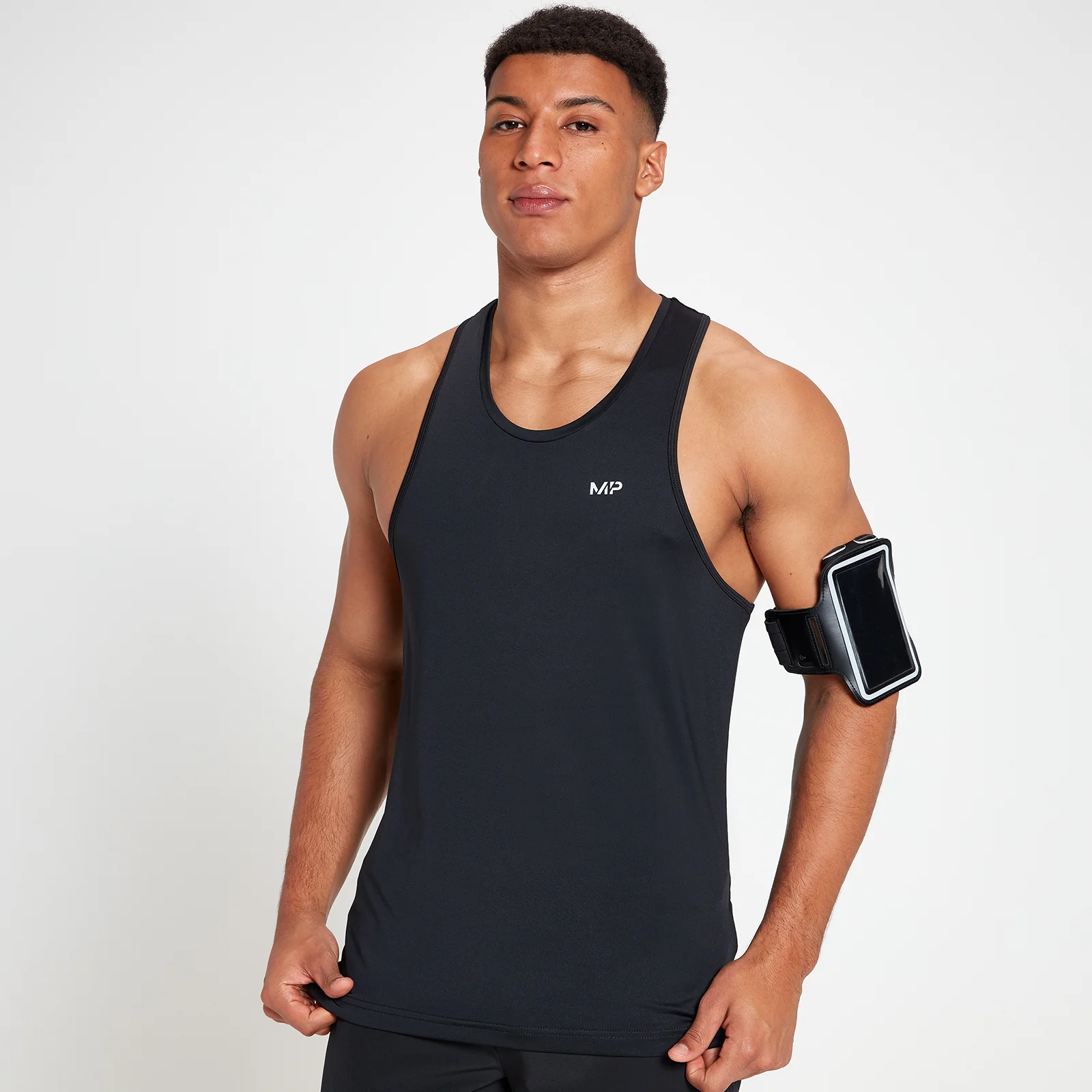 Мъжки потник Velocity Stringer на MP - черен - XXS Изображение 1