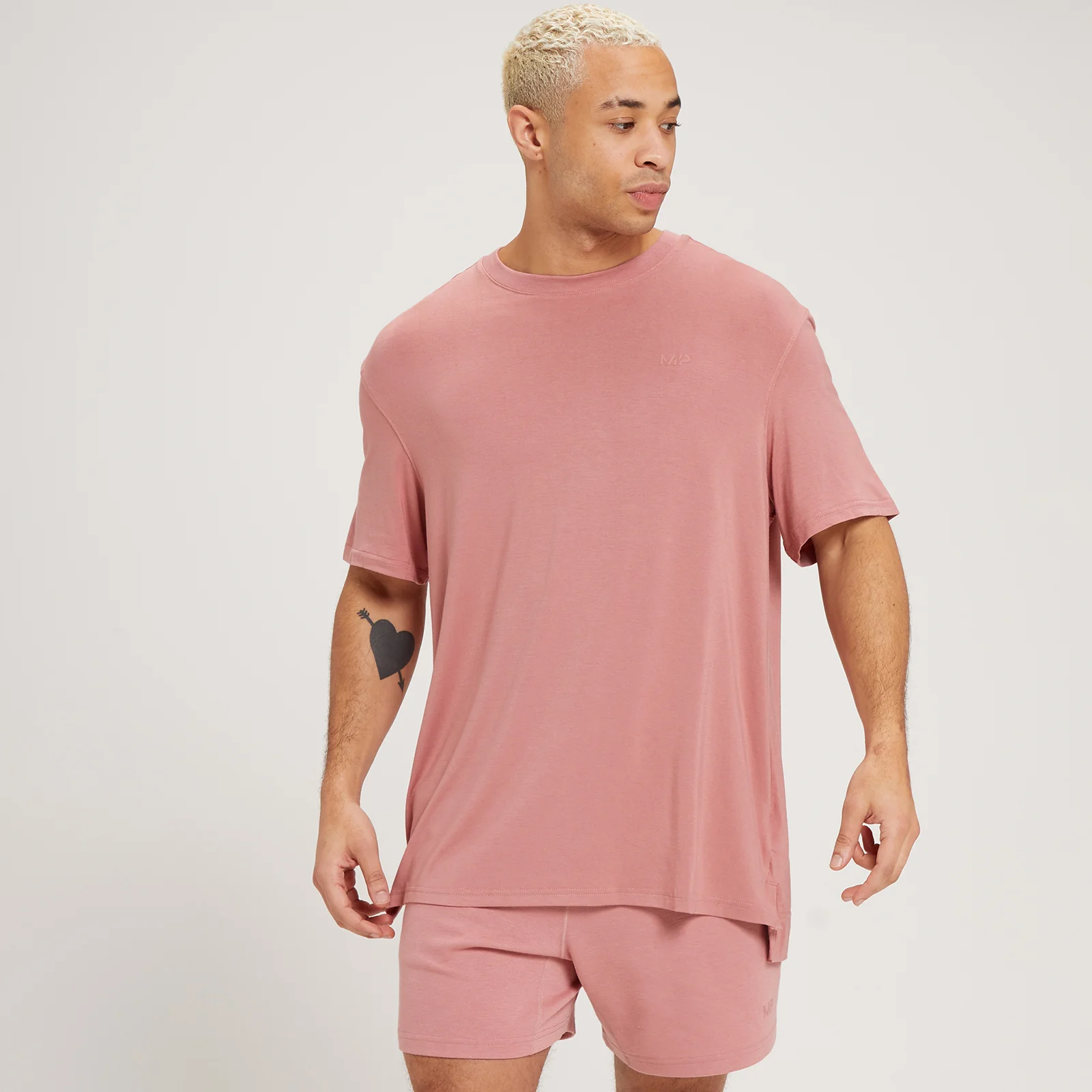MP Men's Composure Oversized Short Sleeve T-Shirt - Washed Pink - XXS Изображение 1