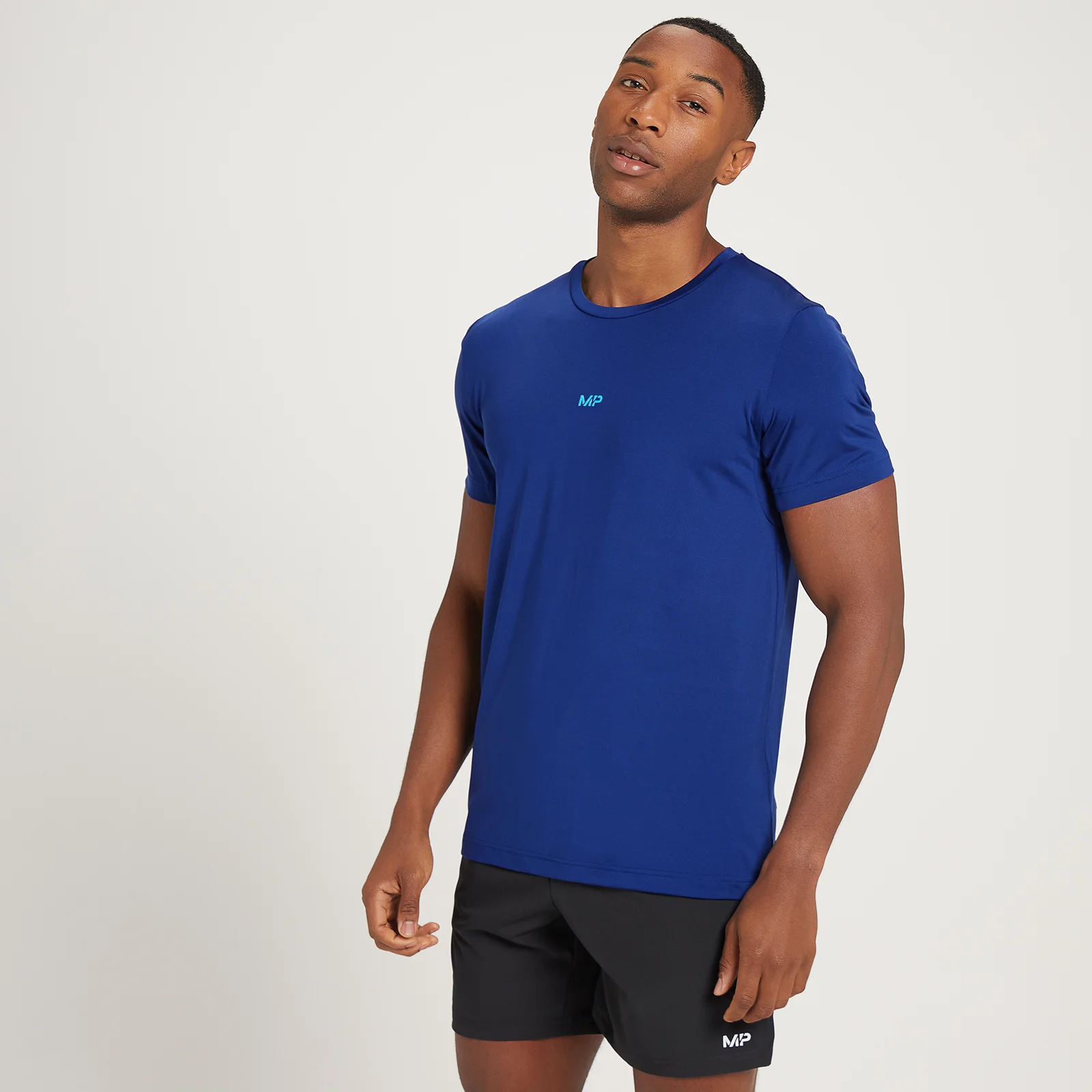 MP Men's Adapt Camo Print Short Sleeve T-Shirt - Deep Blue - XXS Изображение 1