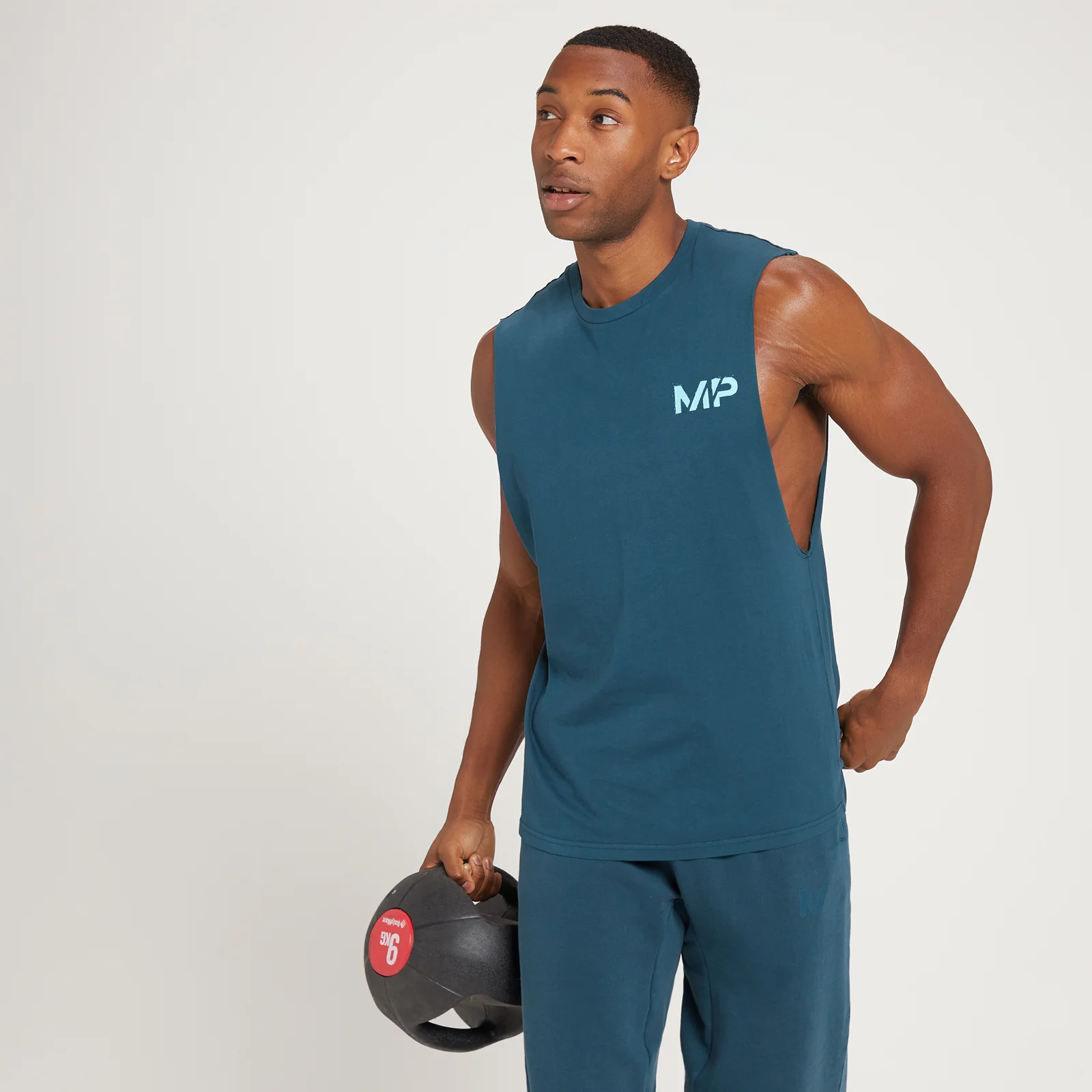 MP Men's Adapt Washed Tank Top - Dust Blue - XXS Изображение 1