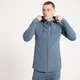 Мъжки суитчър с цип и качулка MP Form — стоманено син