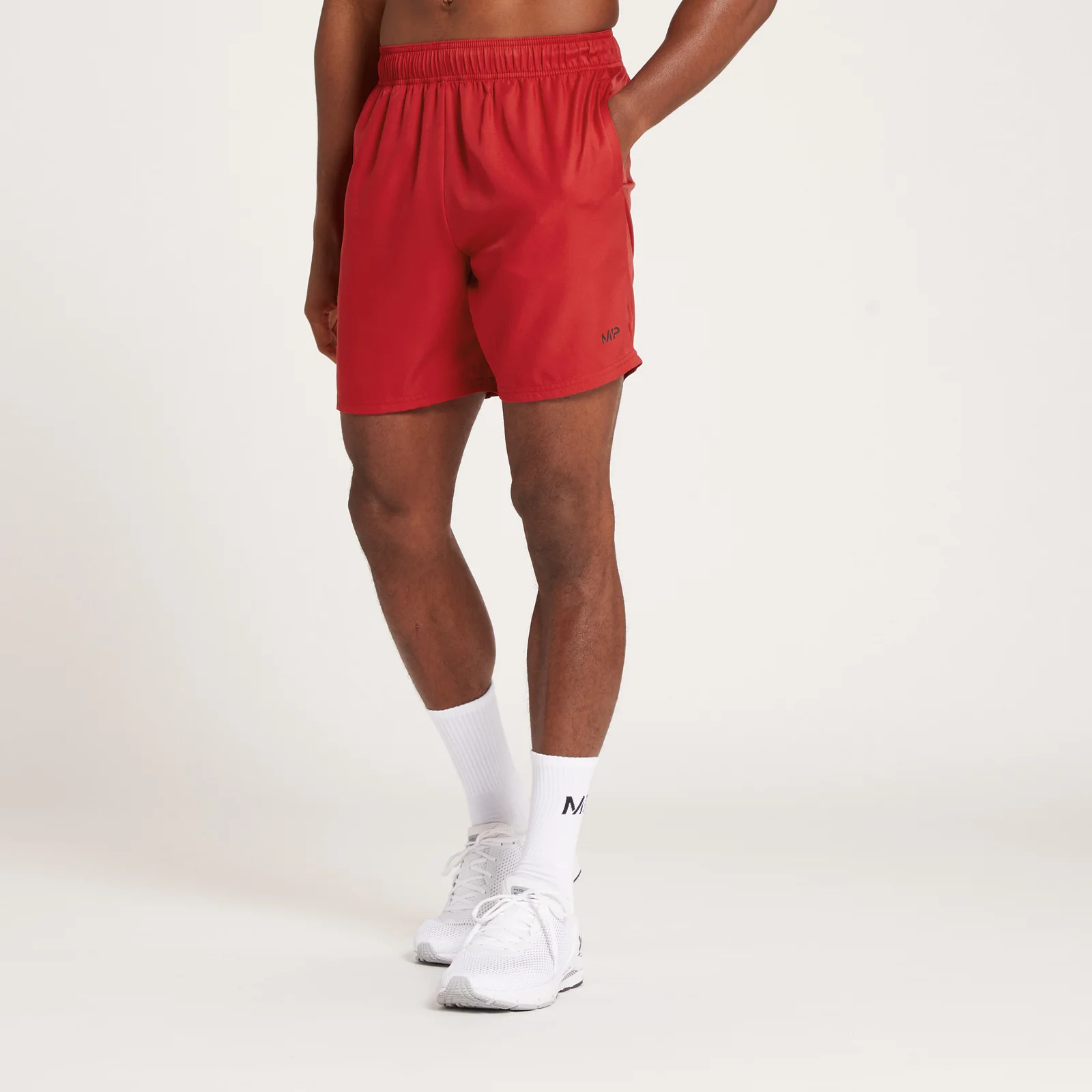 Мъжки шорти за тренировка Repeat Graphic на MP - винено червено - XXS Изображение 1