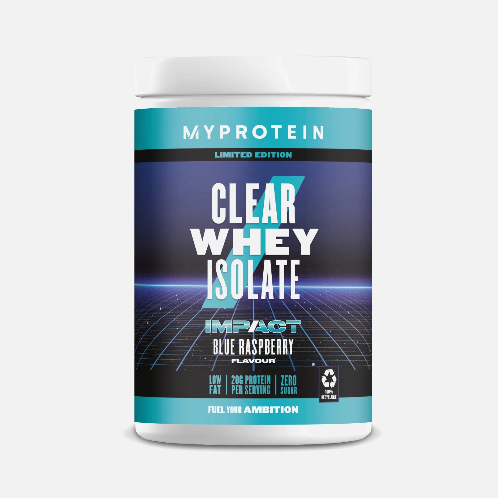 Myprotein Clear Whey Isolate, Impact Blue Raspberry, 500g (CEE) 1 Изображение 1