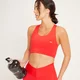Дамски спортен сутиен с кръстосани презрамки Tempo на MP - ярко червено