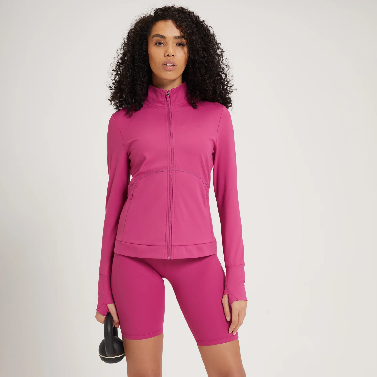 MP Women's Power Ultra Regular Fit Jacket - Sangria - XXS Изображение 1