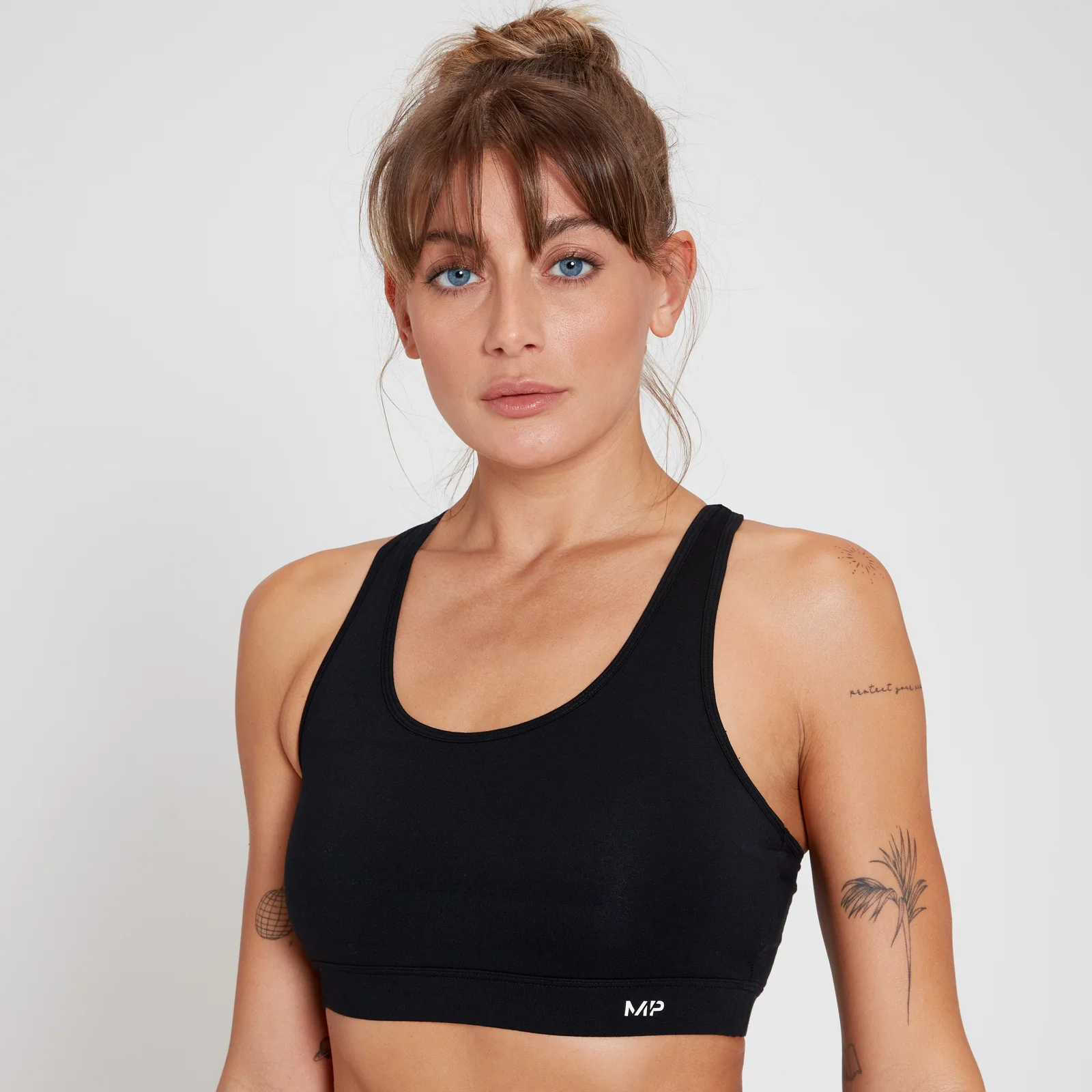 MP Women's Cotton Bralette - Black - XS Изображение 1