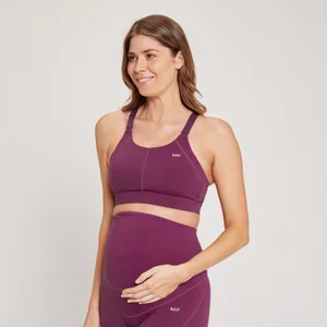MP Women's Maternity/Nursing Sports Bra - Dark Purple - Size XS