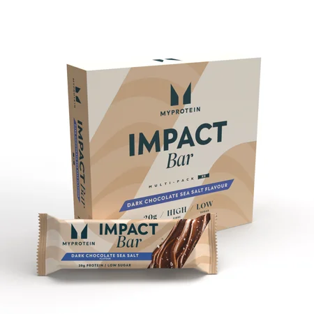 Impact Protein Bar - 6 x 64g - Тъмен Шоколад и Морска Сол