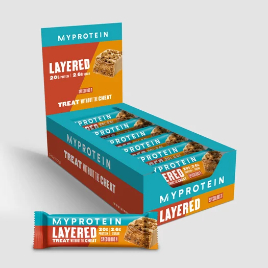 6 Layer Protein Bar - 12 x 60g - Холандска карамелена бисквита