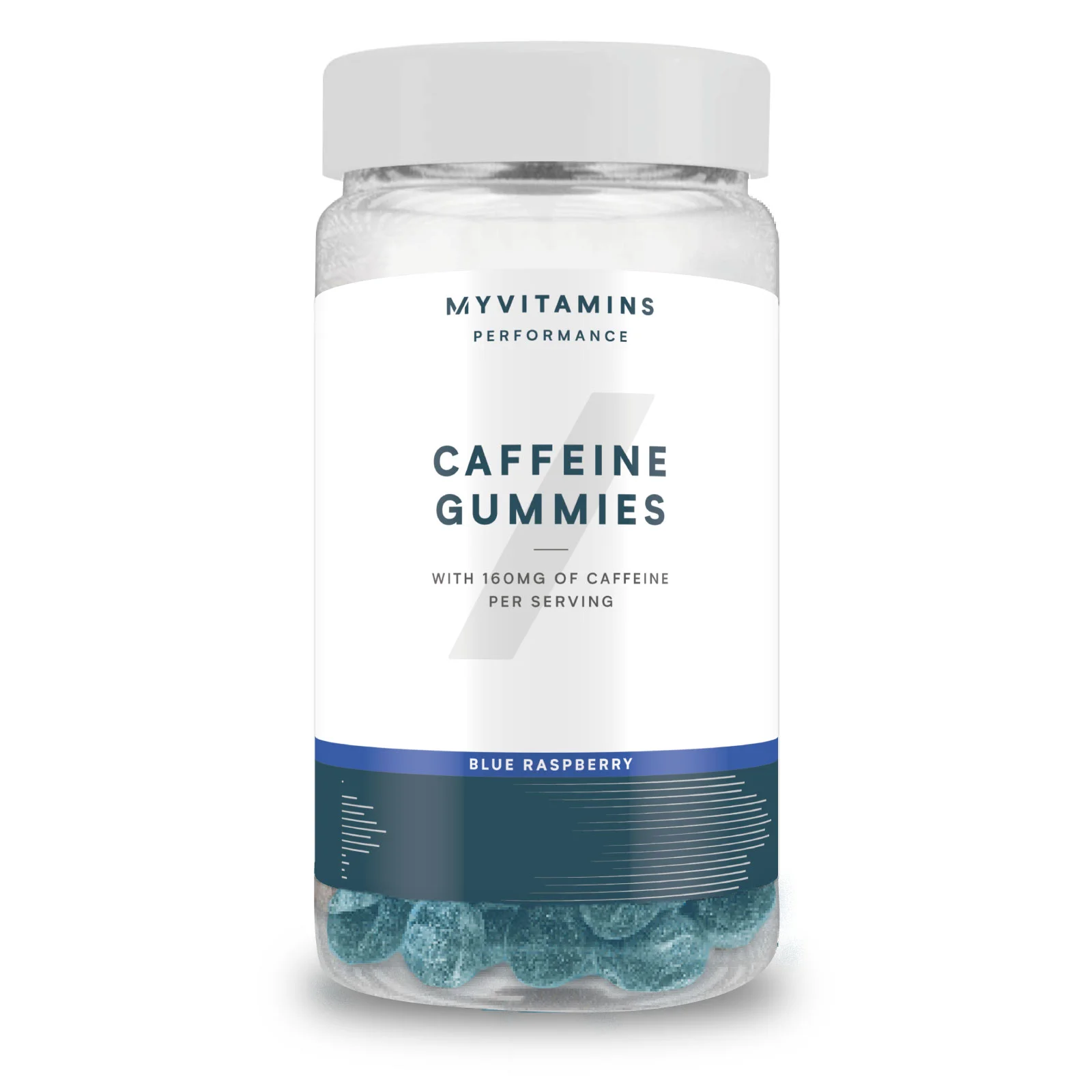 Myvitamins Caffeine Gummies - 60gummies - Blue Raspberry Изображение 1