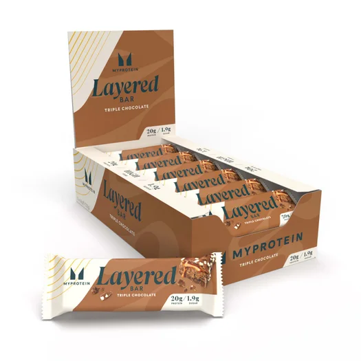 6 Layer Protein Bar - 12 x 60g - Triple Chocolate Fudge