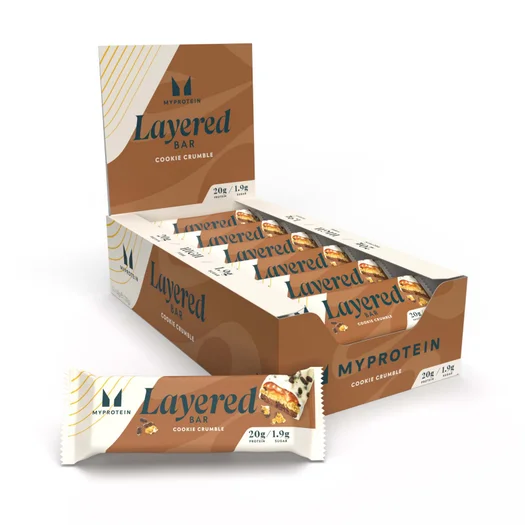 6 Layer Protein Bar - 12 x 60g - Cookie Crumble