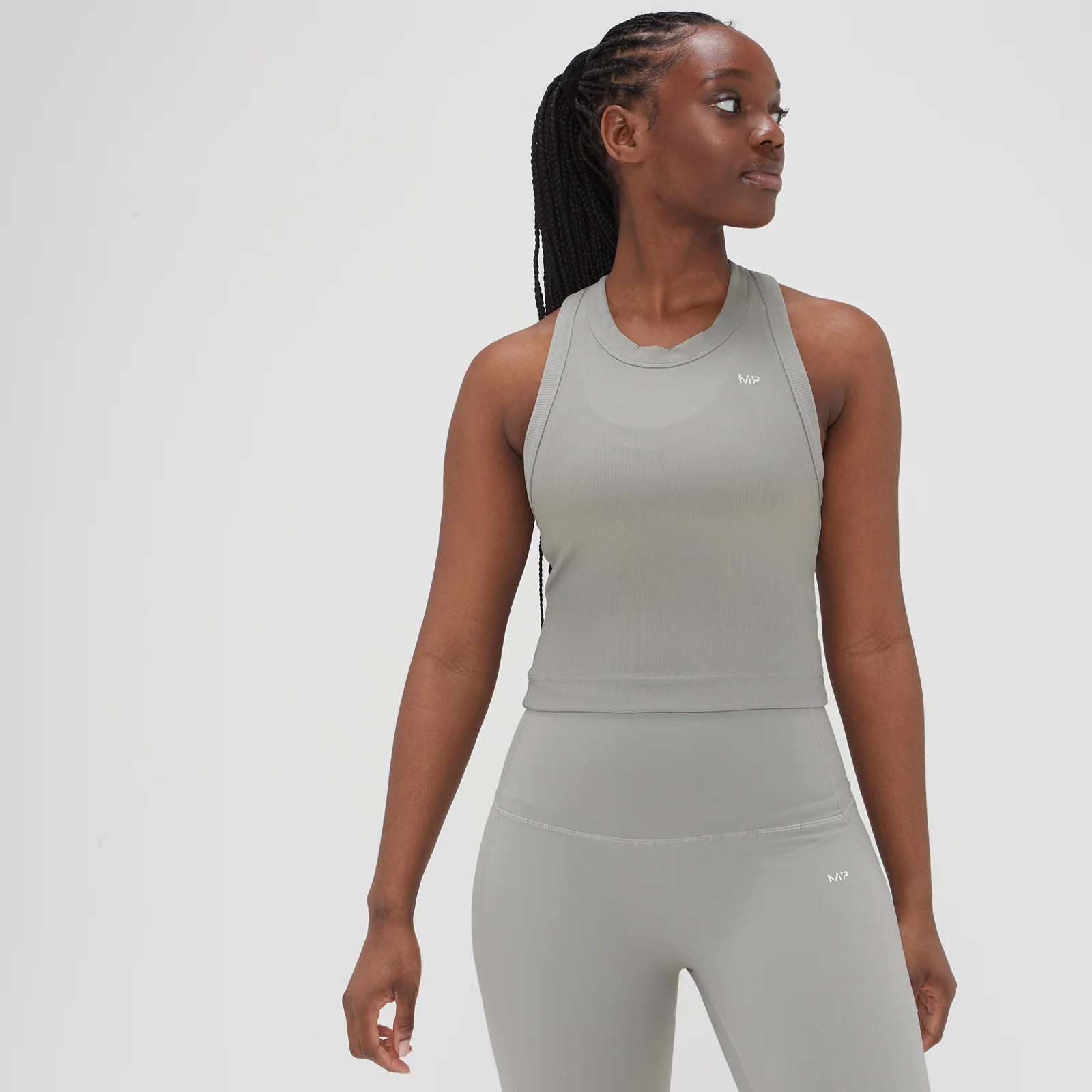 MP Adapt Дамски потник с изрязан гръб — тъмно-сив - XXS Изображение 1