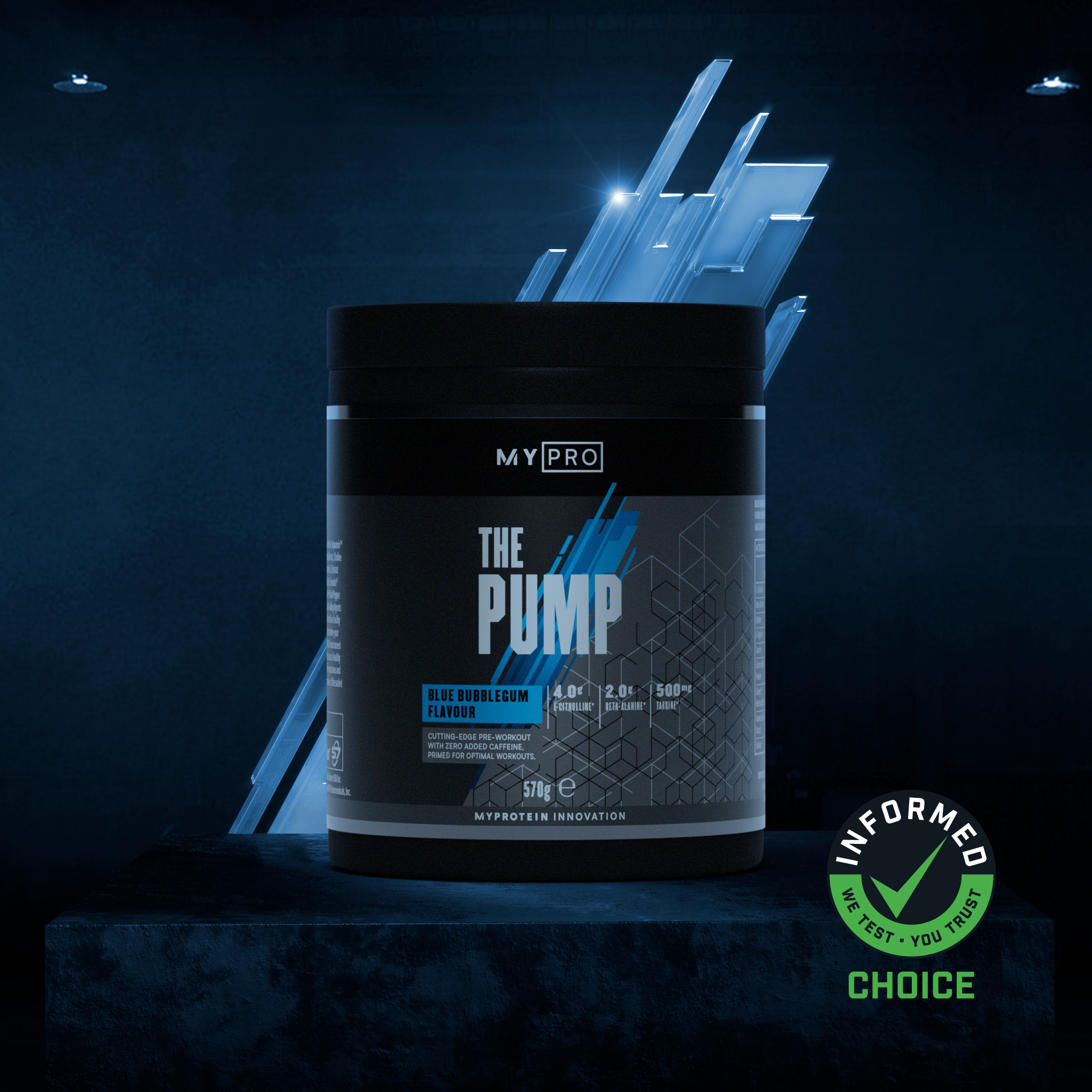 THE Pump - 30servings - Blue Bubblegum Изображение 1