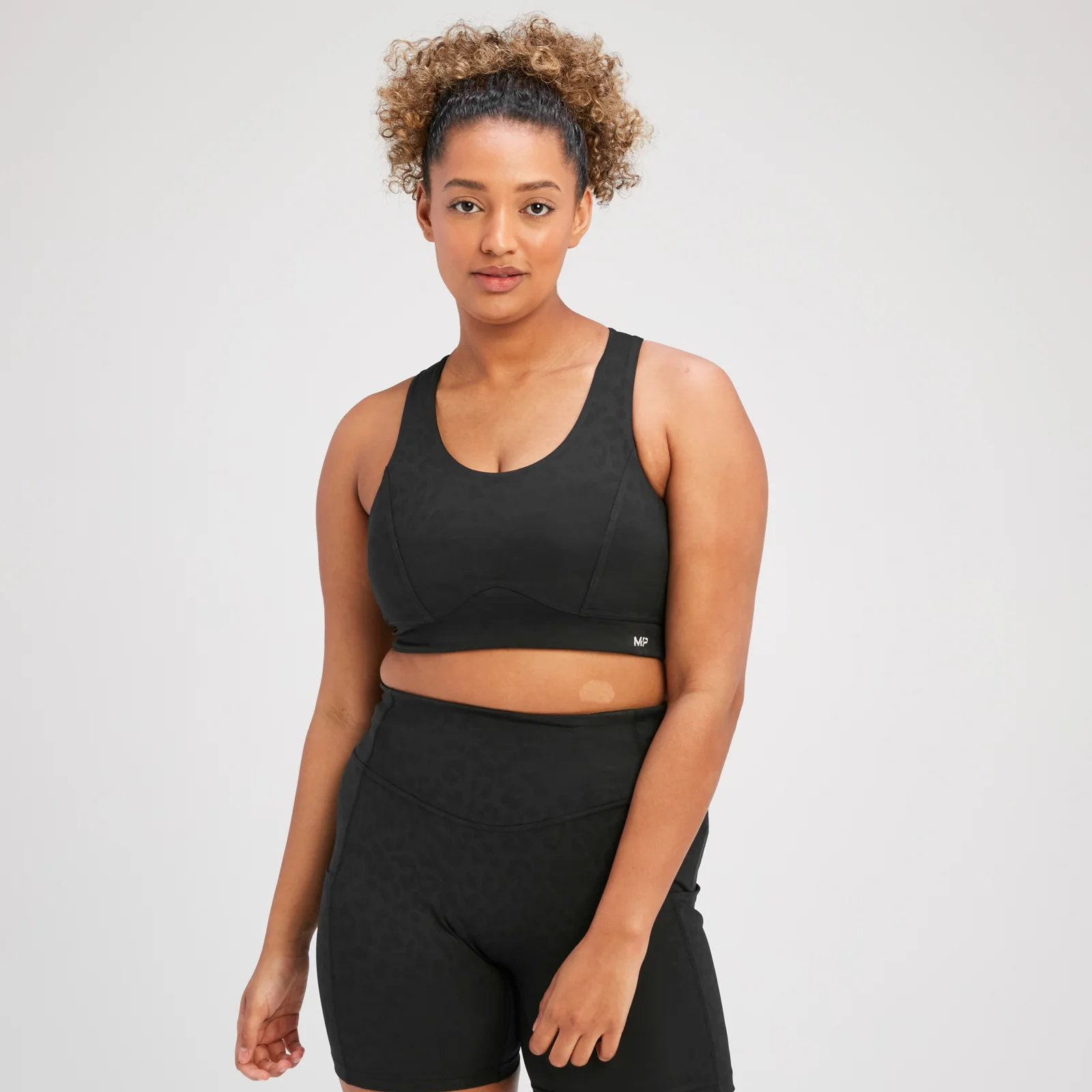 MP Tempo Animal дамски спортен сутиен — черен - XS Изображение 1