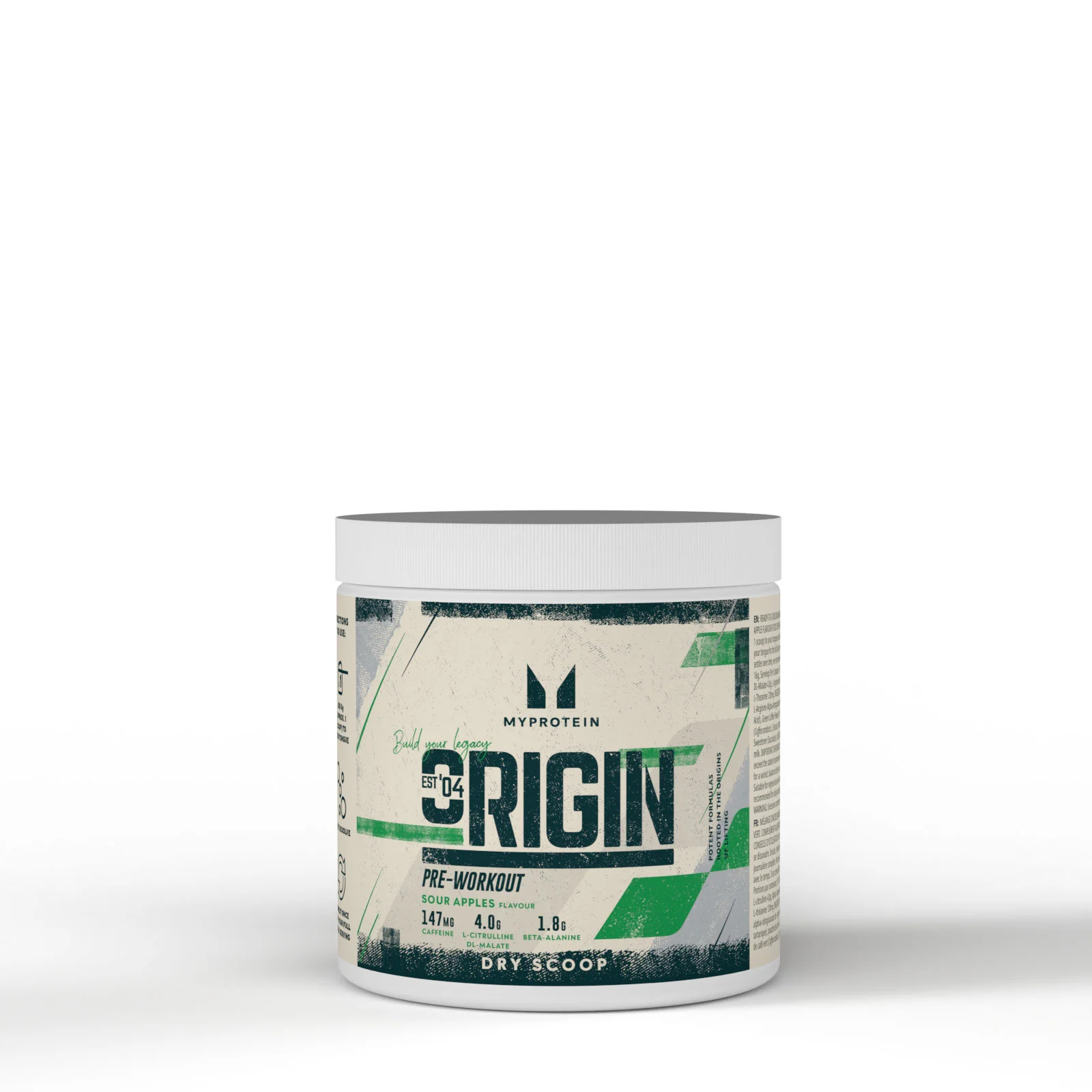 Origin Pre-Workout Dry Scoop - 18servings - Sour Apples Изображение 1