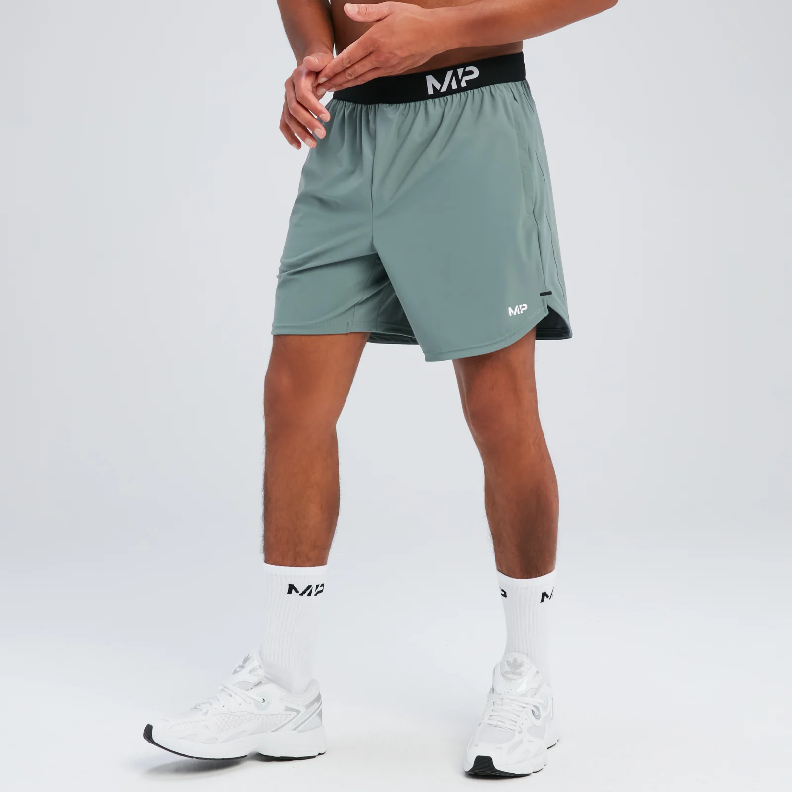 MP Tempo Мъжки шорти — светло-сив - XS Изображение 1