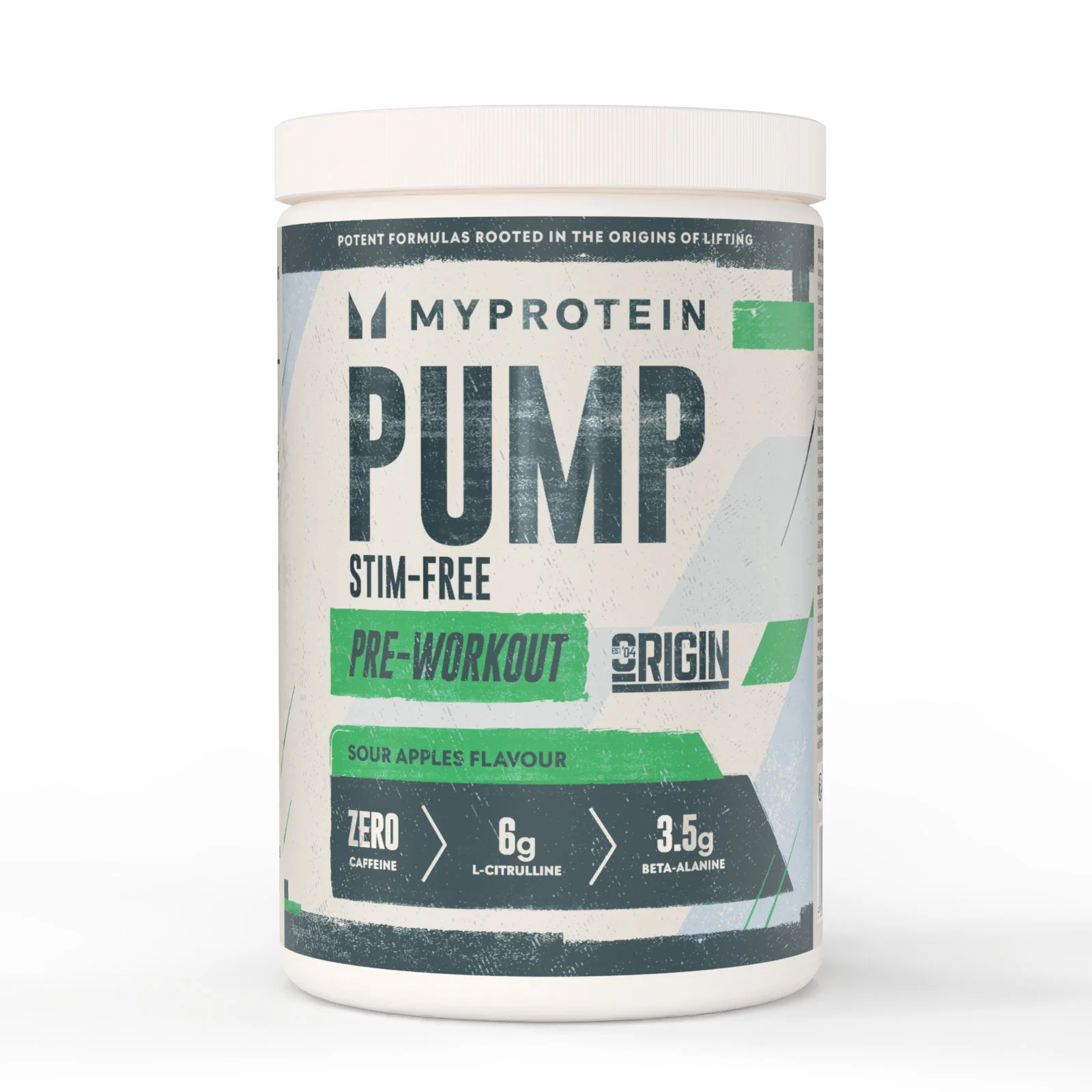 Origin Stim-Free Pre-Workout - 600G - 30Порции - Sour Apples Изображение 1