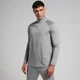 MP Мъжко спортно горнище с 1/4 цип — сиво-черно